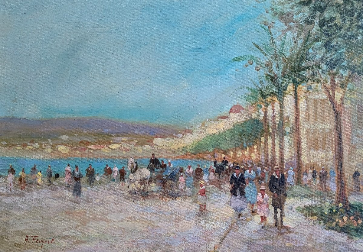 Nice - The Promenade Des Anglais By Armand Fouquet -photo-5