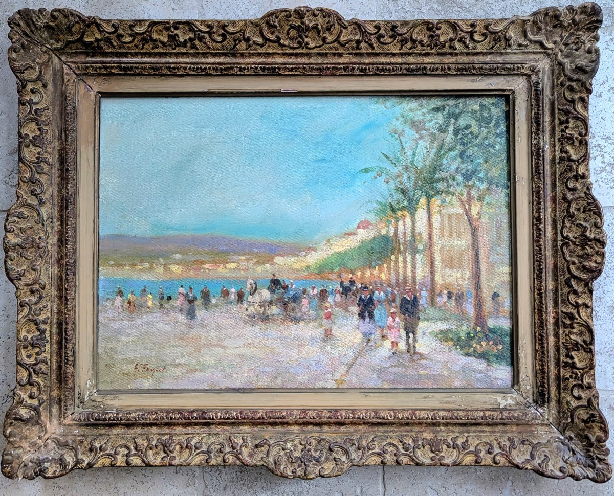 Nice - The Promenade Des Anglais By Armand Fouquet 