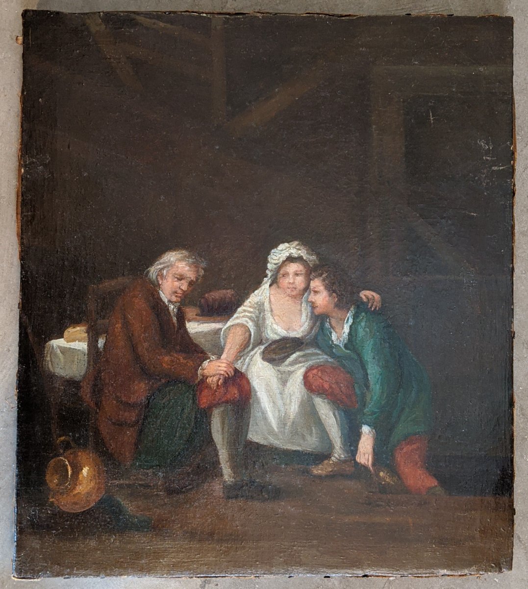 Peinture - L'aveugle trompé-photo-2