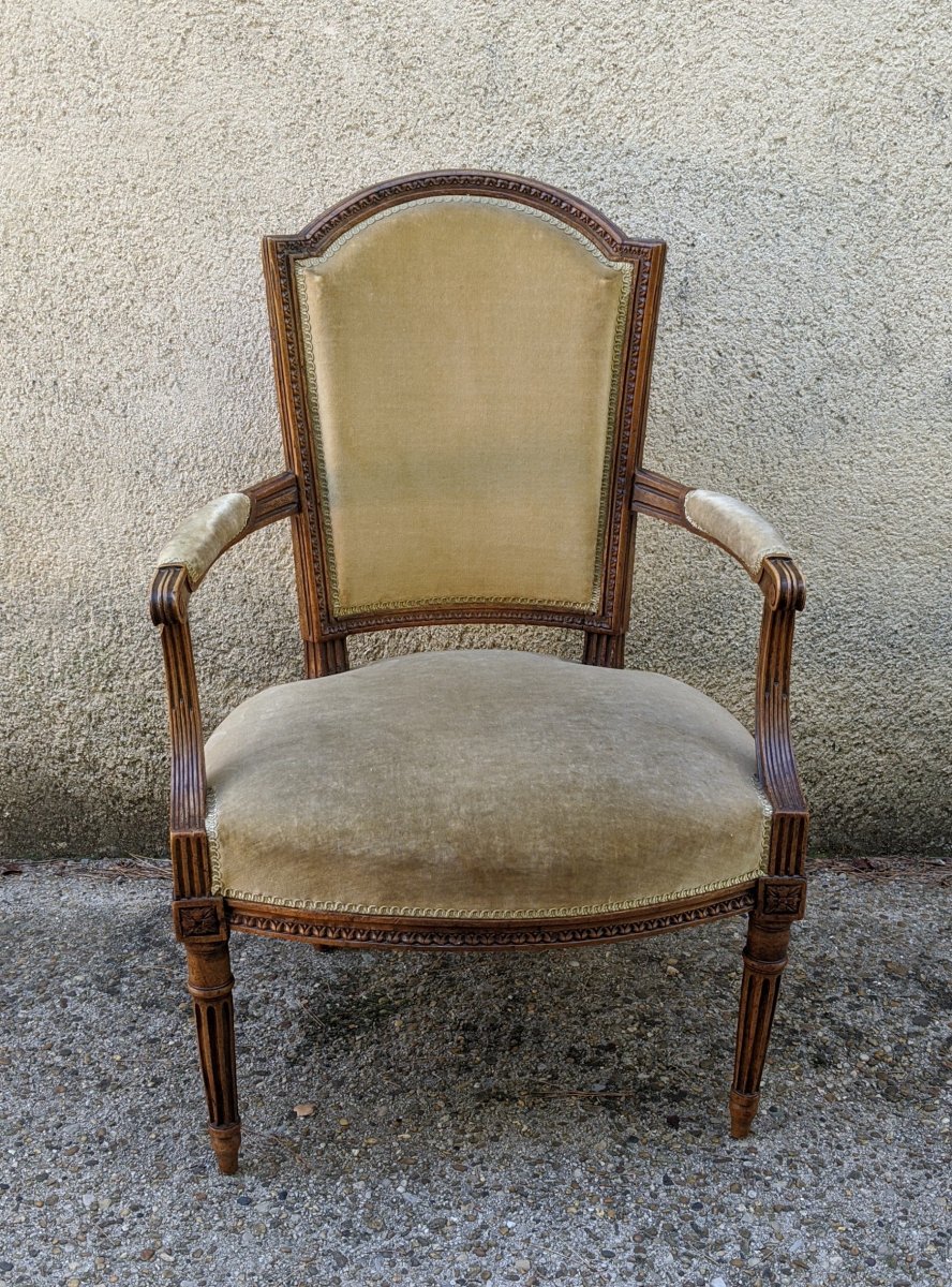 Louis XVI Convertible Armchair-photo-2