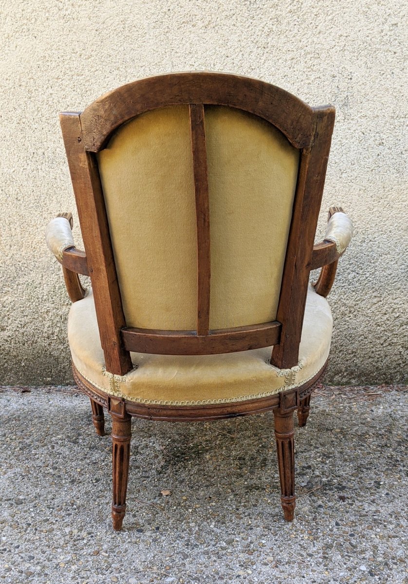 Fauteuil cabriolet Louis XVI-photo-1