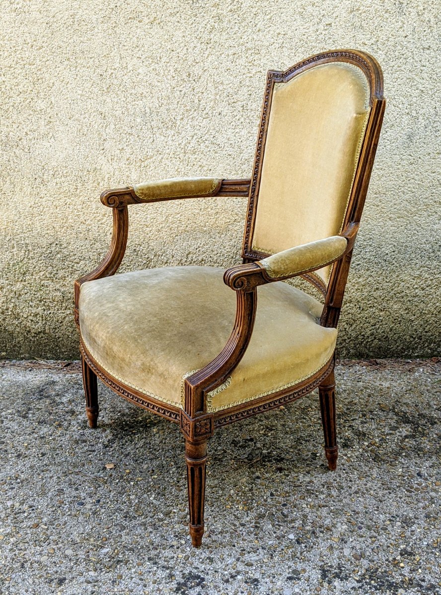 Louis XVI Convertible Armchair-photo-2