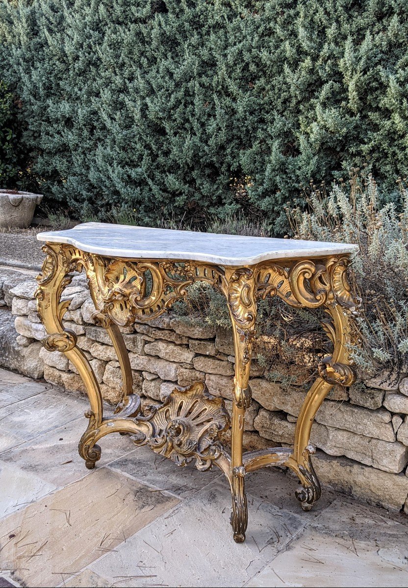 Golden Wood Console-photo-4