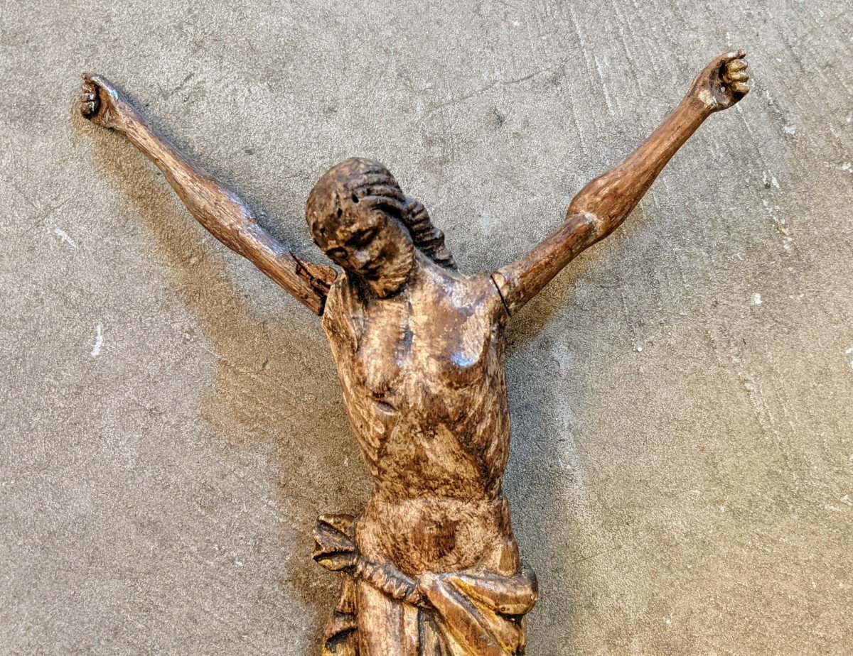 Christ en bois sculpté-photo-3