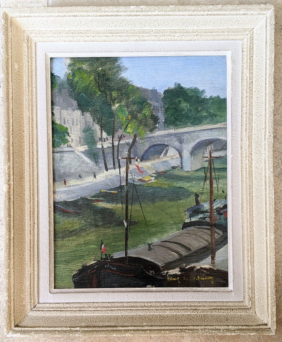 Paris - The Pont Marie, Quay Of The Seine.-photo-2
