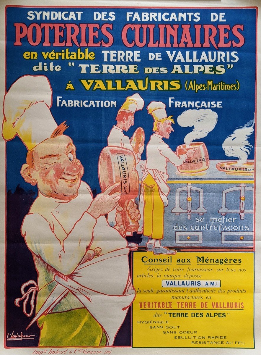 Affiche Poteries Culinaires Vallauris -photo-4