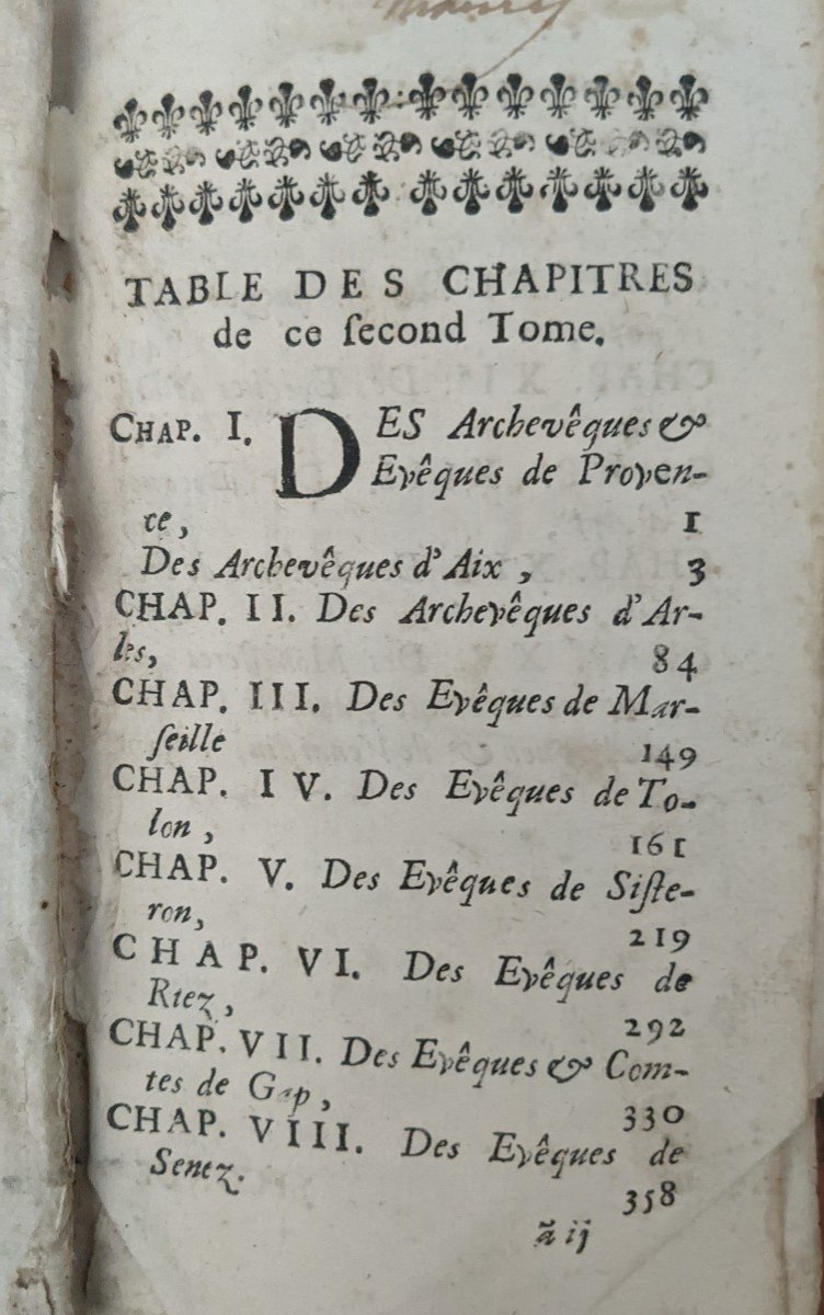 Abrégé de l'histoire de Provence. 2 volumes 1676-photo-3