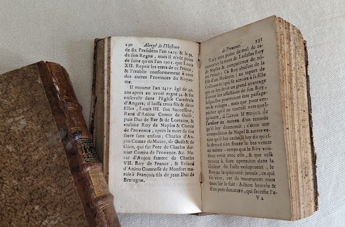 Abrégé de l'histoire de Provence. 2 volumes 1676-photo-3