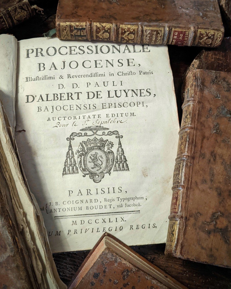 1749 Processionale Bajocense. Albert de Luynes