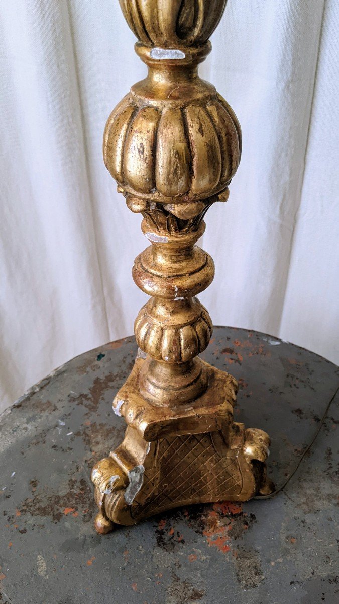 Candlestick Mounted As  A Lamp-photo-2
