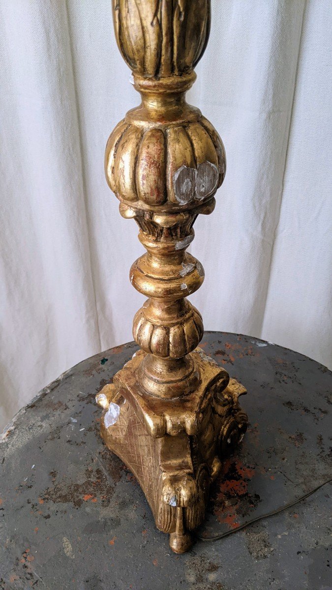 Candlestick Mounted As  A Lamp-photo-3