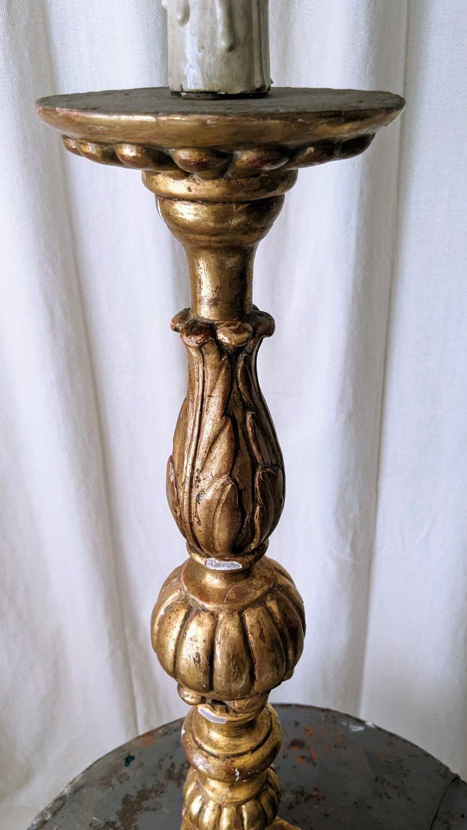 Candlestick Mounted As  A Lamp-photo-5