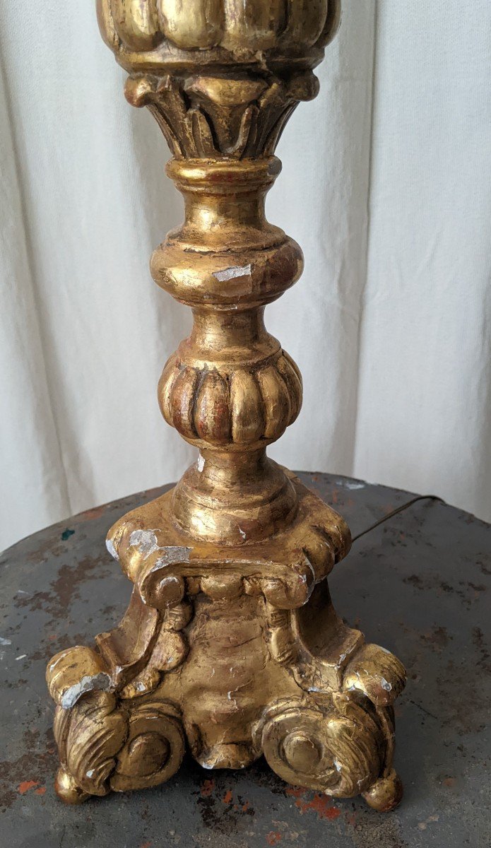 Candlestick Mounted As  A Lamp-photo-7