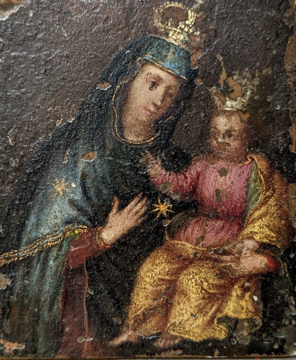 Miniature Vierge à l'Enfant