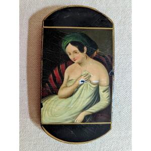Case For Icgares With Portrait Of A Romantic Woman.