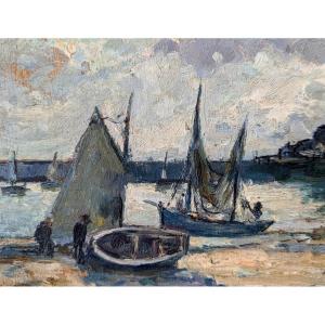 Le Port de Granville par Robert Henri Fouques 