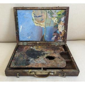 Painter's Case With A Work By The Artist 