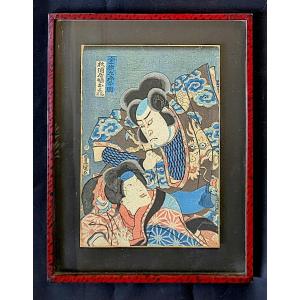 Estampe japonaise Ukiyo-e par Utagawa Toyokuni III. 1852
