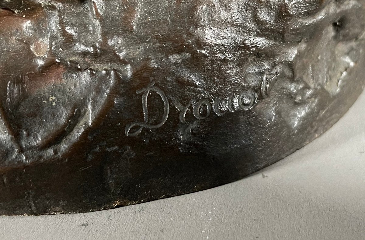 La Porteuse d'Eau Edouard Drouot 1859-1945 Bronze -photo-4