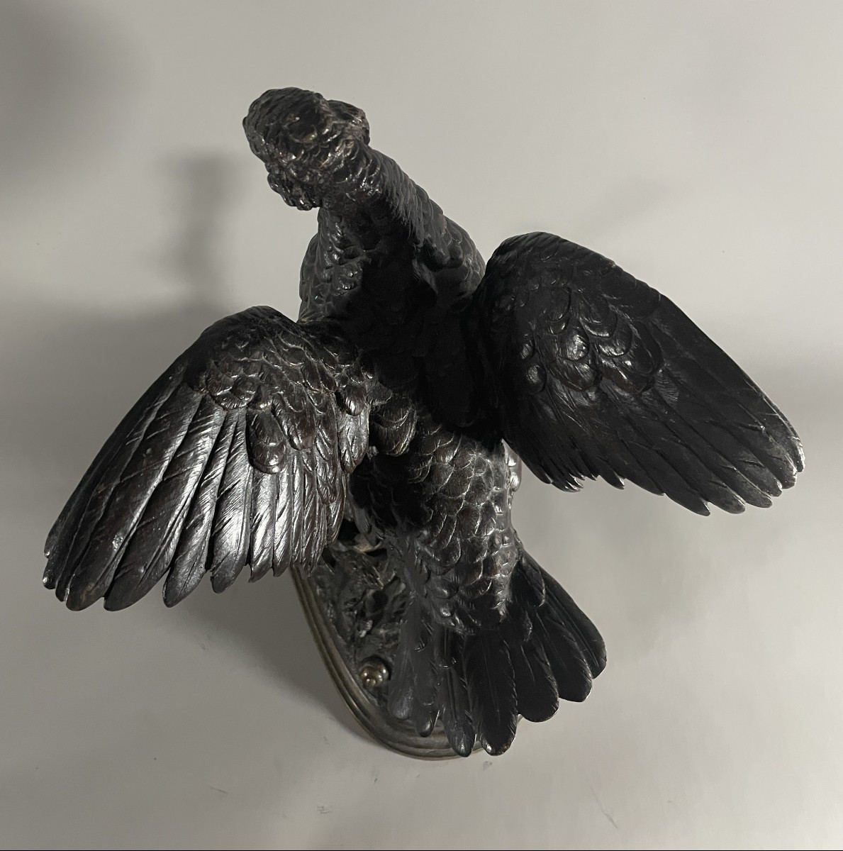 Edouard Delabrierre 1829-1910 Partridge In Bronze -photo-4