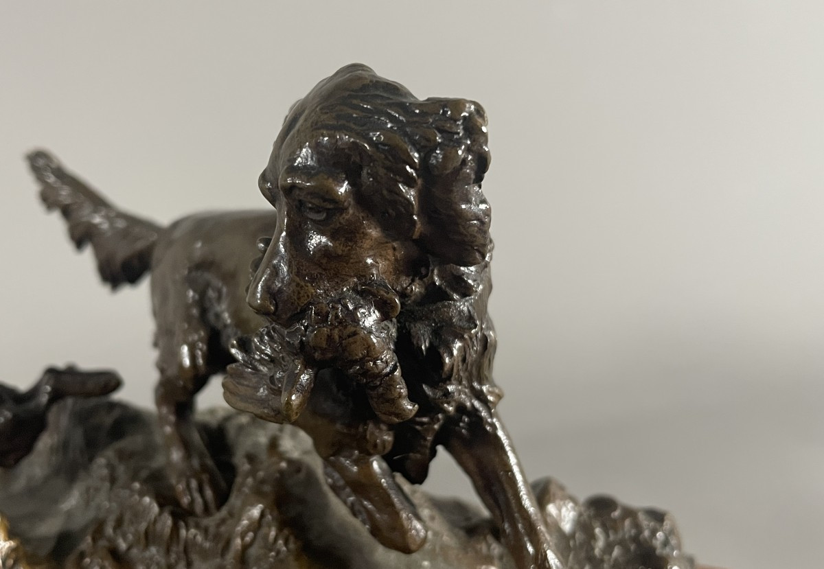 Kauba Carl 1865-1922 Bronze Setter-photo-2