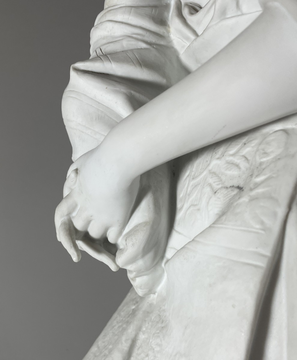 Albert Erneste Carrier Belleuse 1824-1887 Biscuit Maternity-photo-2