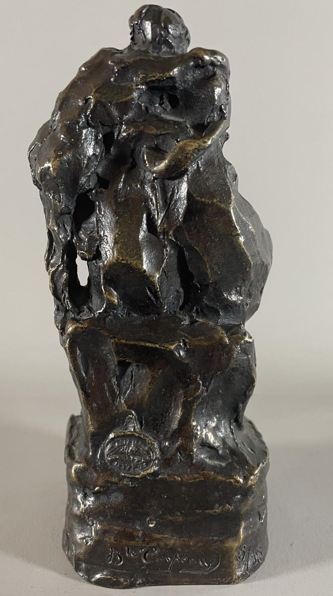 Jean baptiste Carpeaux 1827- 1875 Le trait d'union Bronze fonte C Valsuani -photo-3