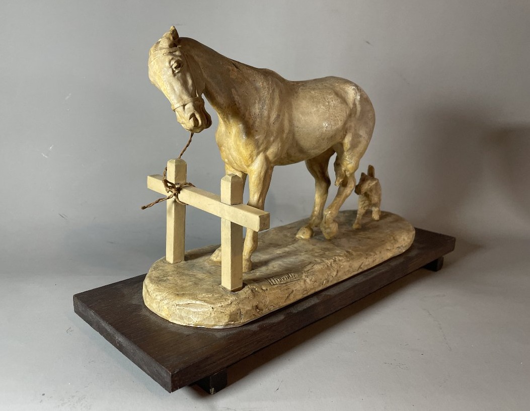 By Roger De Minevielle, 1897–1987; Original Plaster Cast -photo-3