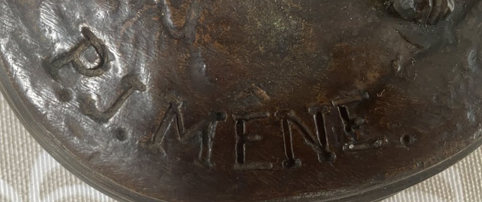 P.j. Mêne 1810–1879 Bronze French Spaniel  -photo-3