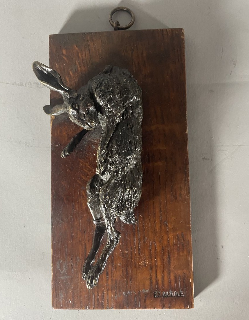 Pierre Jules Mêne 1810- 179 Bronze planche lapin 