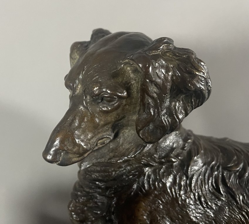 PJ Mêne 1810-1879 Bronze Chasse à la perdrix -photo-4