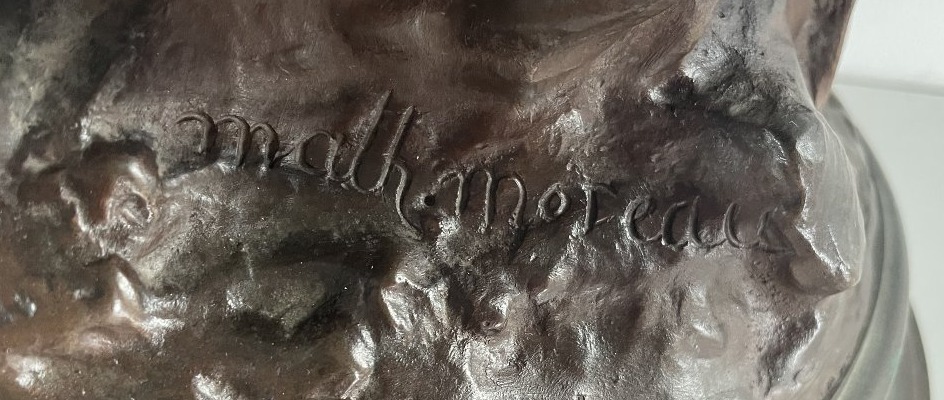 Mathurin Moreau 1822-1919 Bronze "la source"-photo-3