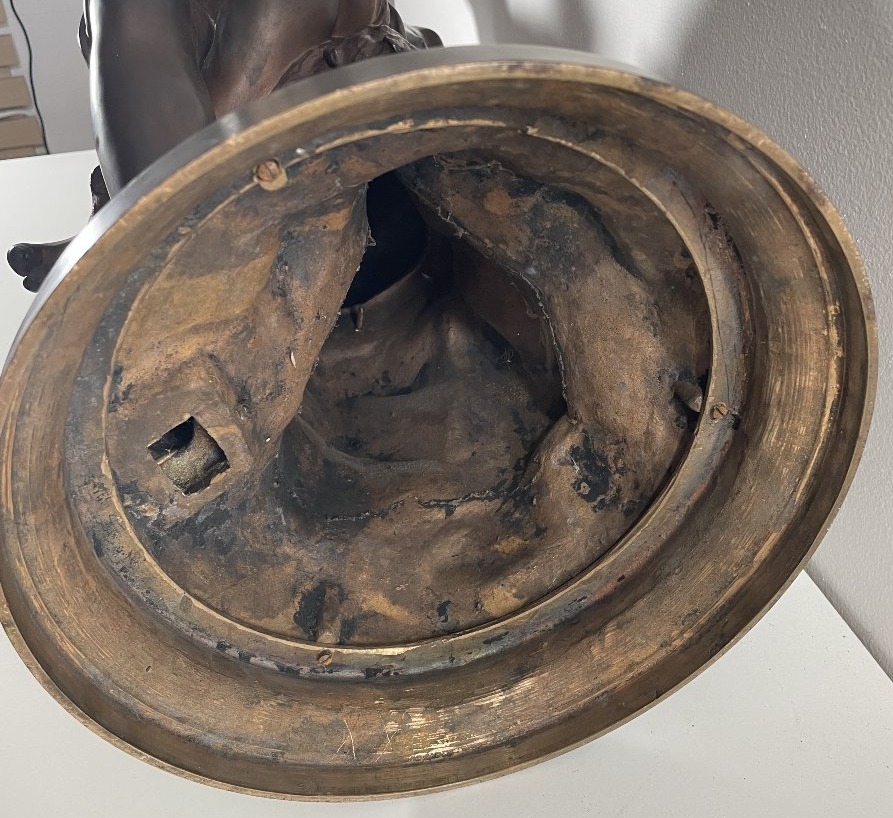 Mathurin Moreau 1822-1919 Bronze "la source"-photo-6