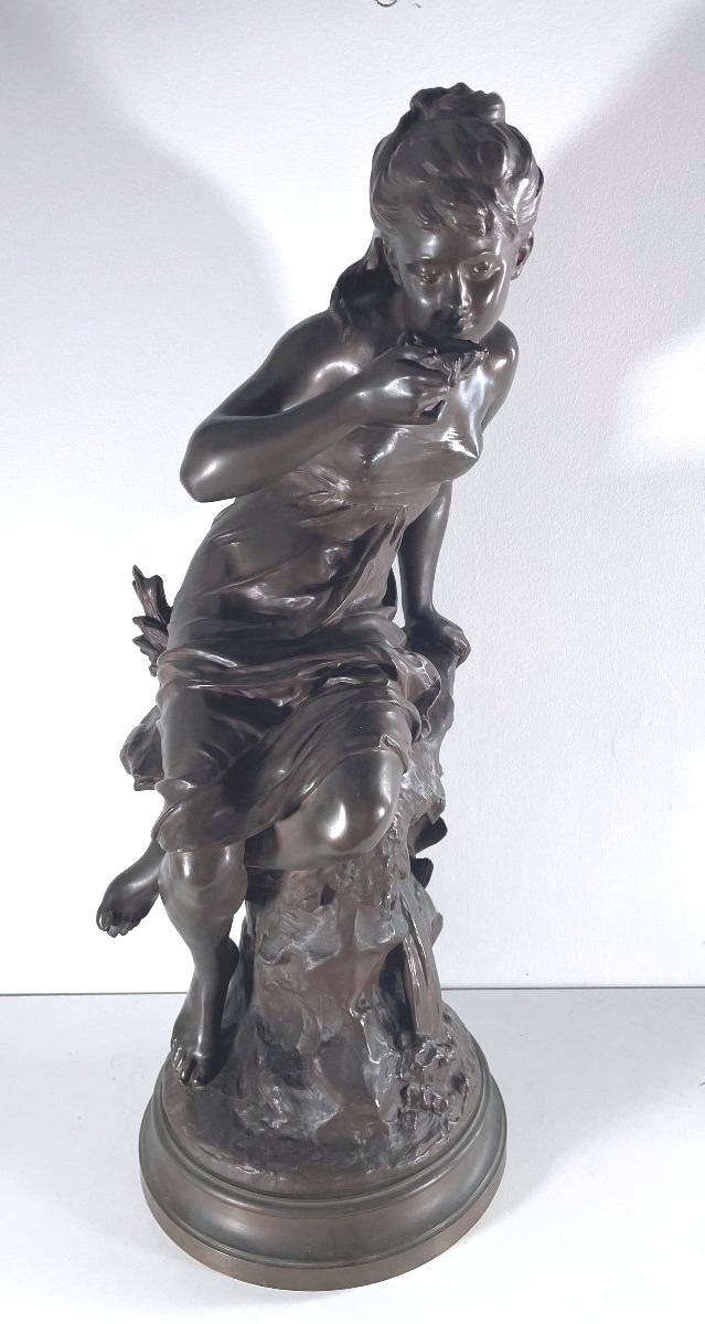 Mathurin Moreau 1822-1919 Bronze "la source"