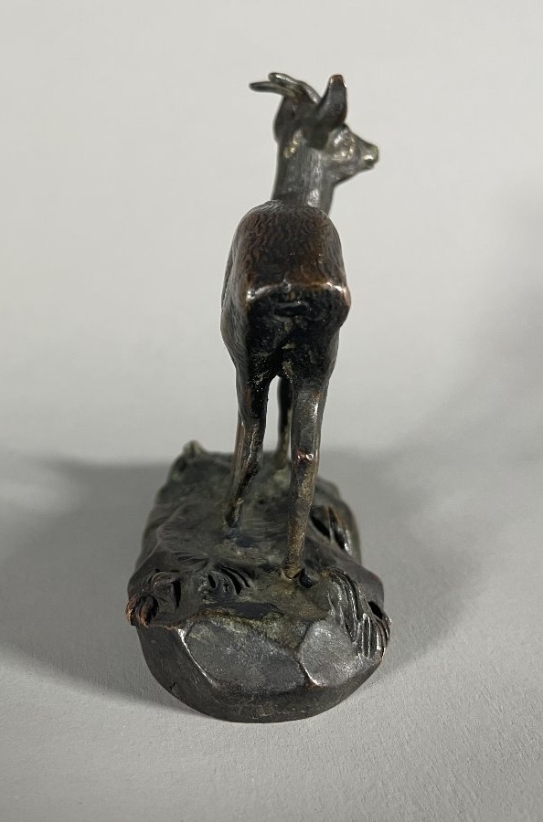 A;L Barye 1795-1875 Bronze Kevel (Première version)-photo-2