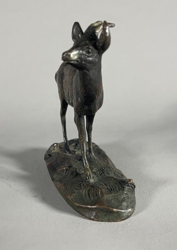 A;L Barye 1795-1875 Bronze Kevel (Première version)-photo-1