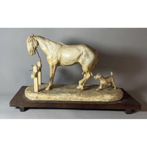 By Roger De Minevielle, 1897–1987; Original Plaster Cast