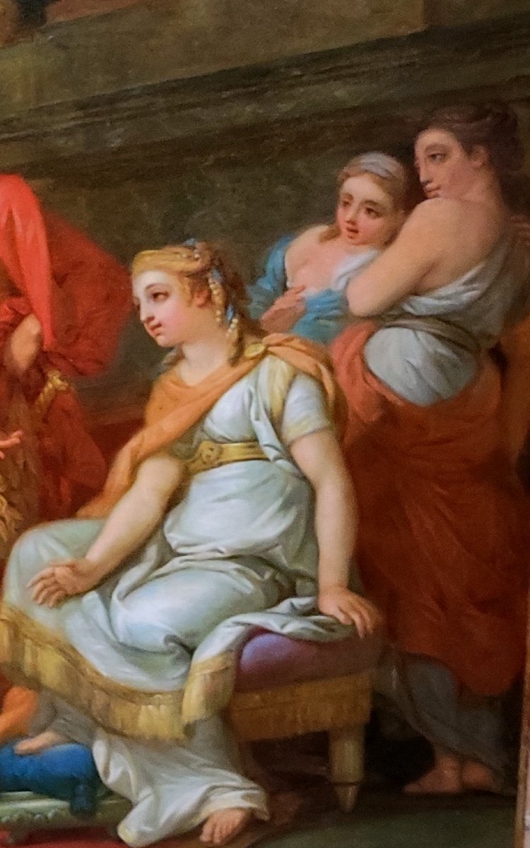 Oil Painting-erasistrate Discovering The Cause Of Antiochus' Disease-18th-photo-2