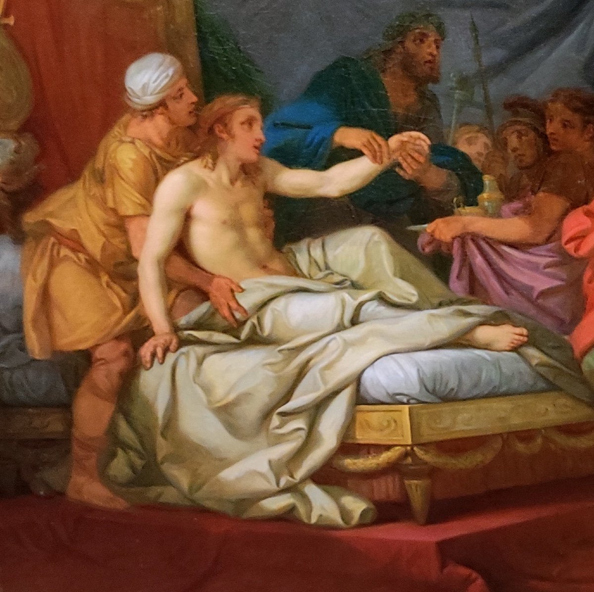 Oil Painting-erasistrate Discovering The Cause Of Antiochus' Disease-18th-photo-3