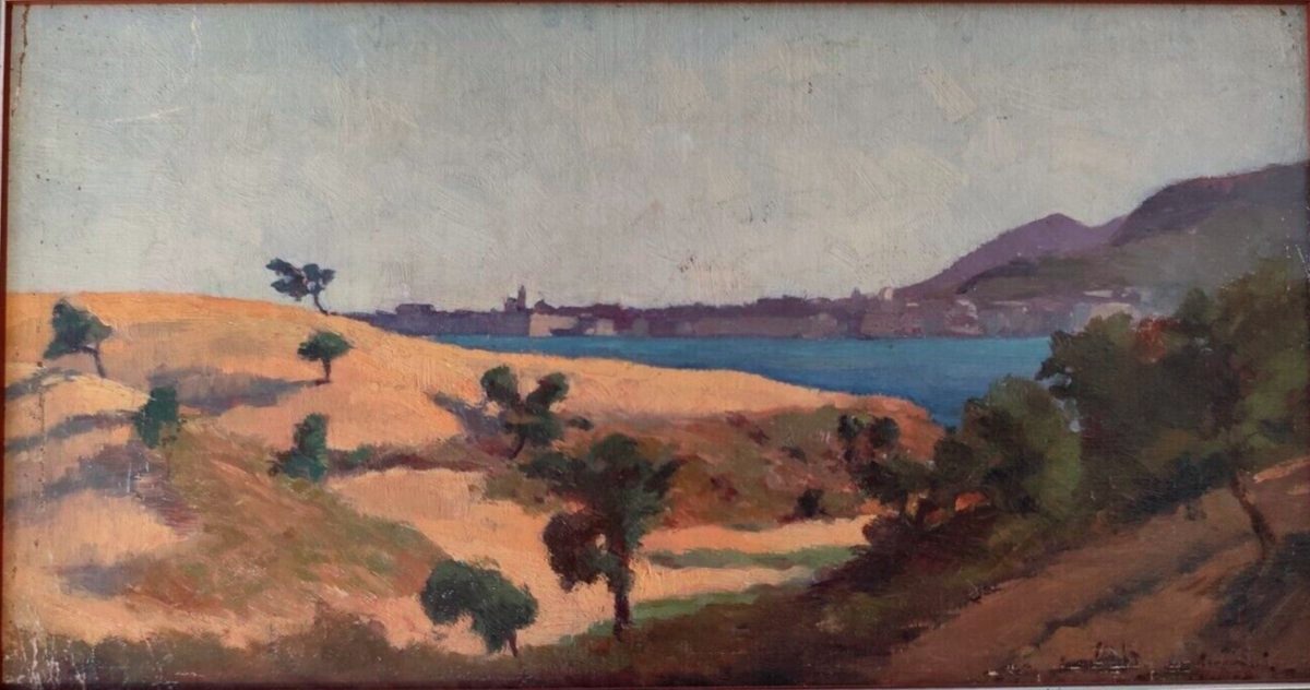 Bib 8—oil On Panel—françois Corbellini—flora Of Ajaccio—corsica—1955-photo-2