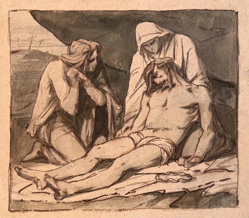 Pietà — The Virgin, Christ, And Mary Magdalene—c. 1840