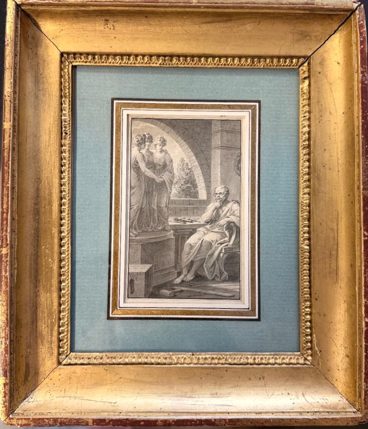 Phidias Contemplating The Three Fates – French Neoclassical School – Late 18th Century
