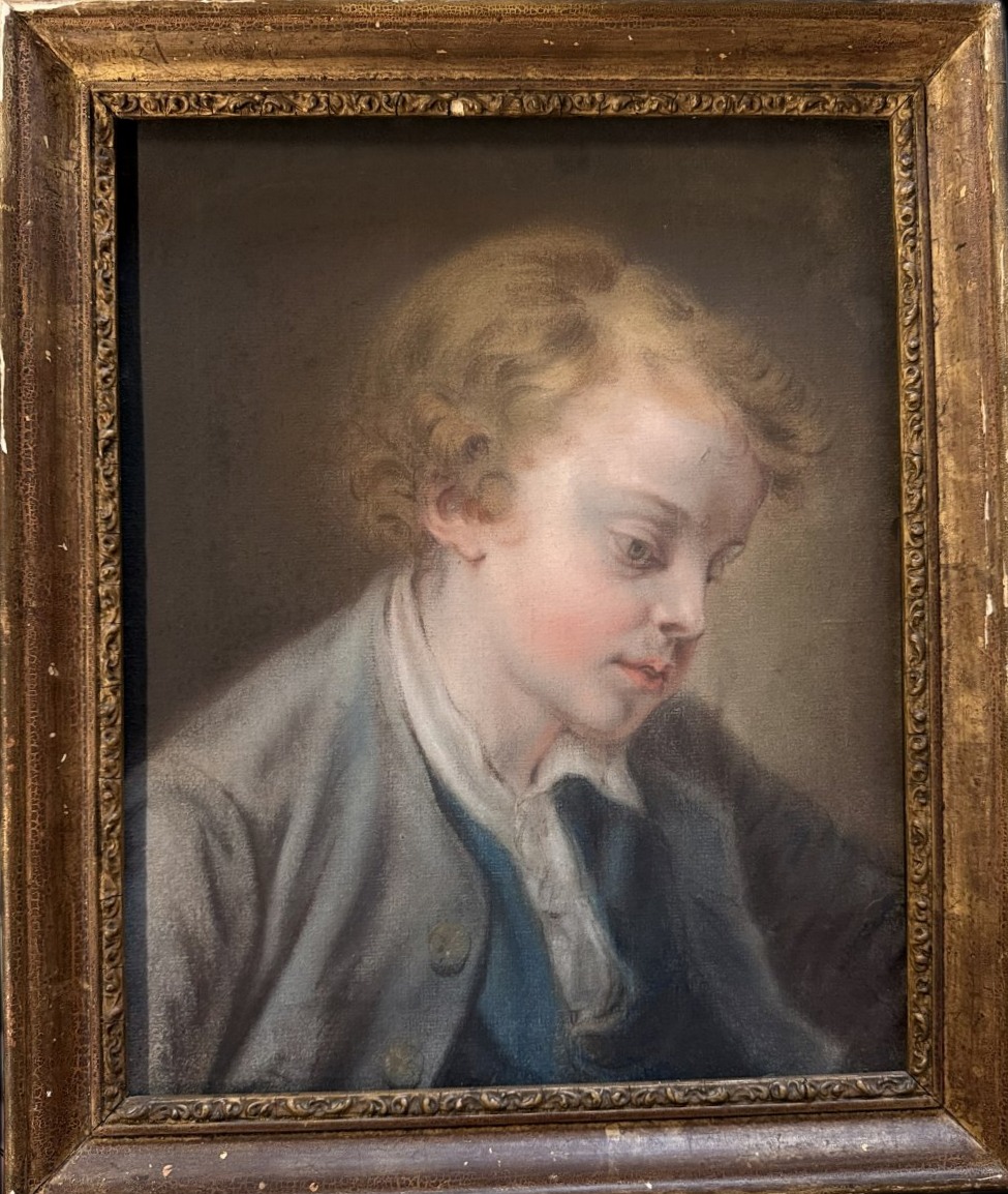 French School, 18th Century — Circa 1750–1770: Portrait Of A Young Boy — Allais-glain-vigée-photo-2
