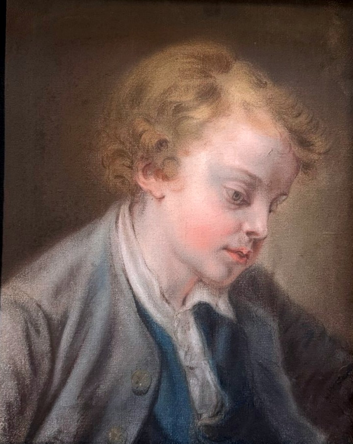 French School, 18th Century — Circa 1750–1770: Portrait Of A Young Boy — Allais-glain-vigée