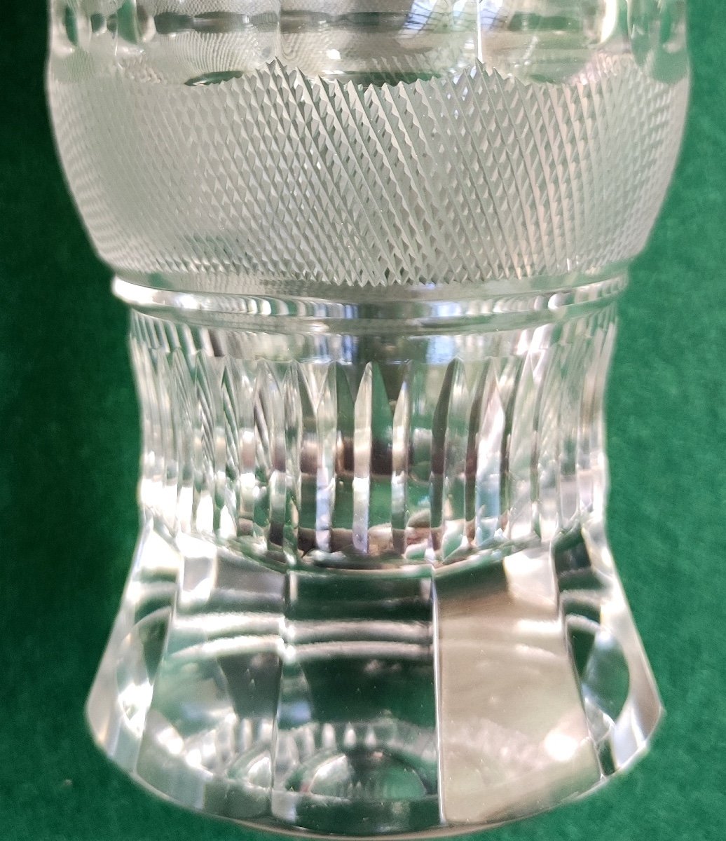 VERRE &Agrave; EAU- EN CRISTAL-MOSER-DORURE-MODEL SPLENDID-24k-photo-4