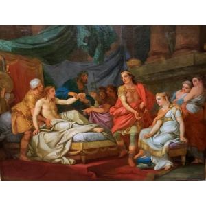 Oil Painting-erasistrate Discovering The Cause Of Antiochus' Disease-18th