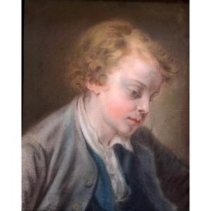 French School, 18th Century — Circa 1750–1770: Portrait Of A Young Boy — Allais-glain-vigée