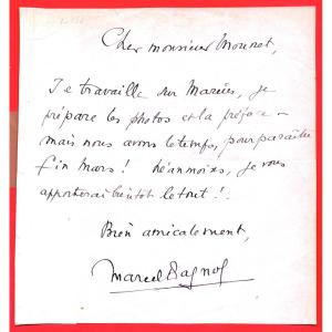 PROA3-MARCEL PAGNOL-ÉCRIVAIN-SCÉNARISTE-PIÈCE DE THÉÂTRE MARIUS-[MOUNET]-1929