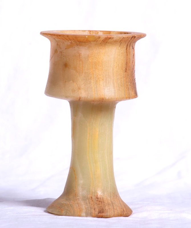 Bactria, End Of The Third Millennium Bc - Chalice In Alabaster-photo-2