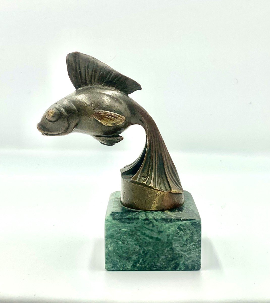 H. Lauru - Poisson Volant - épreuve En Bronze - XXème Siècle 